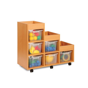 Tiered Access Unit With 6 Trays
